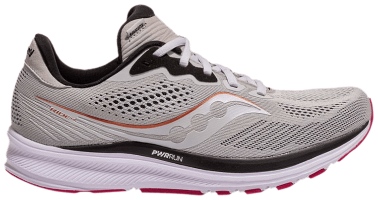 Saucony Wmns Ride 14 Wide Fog Cherry