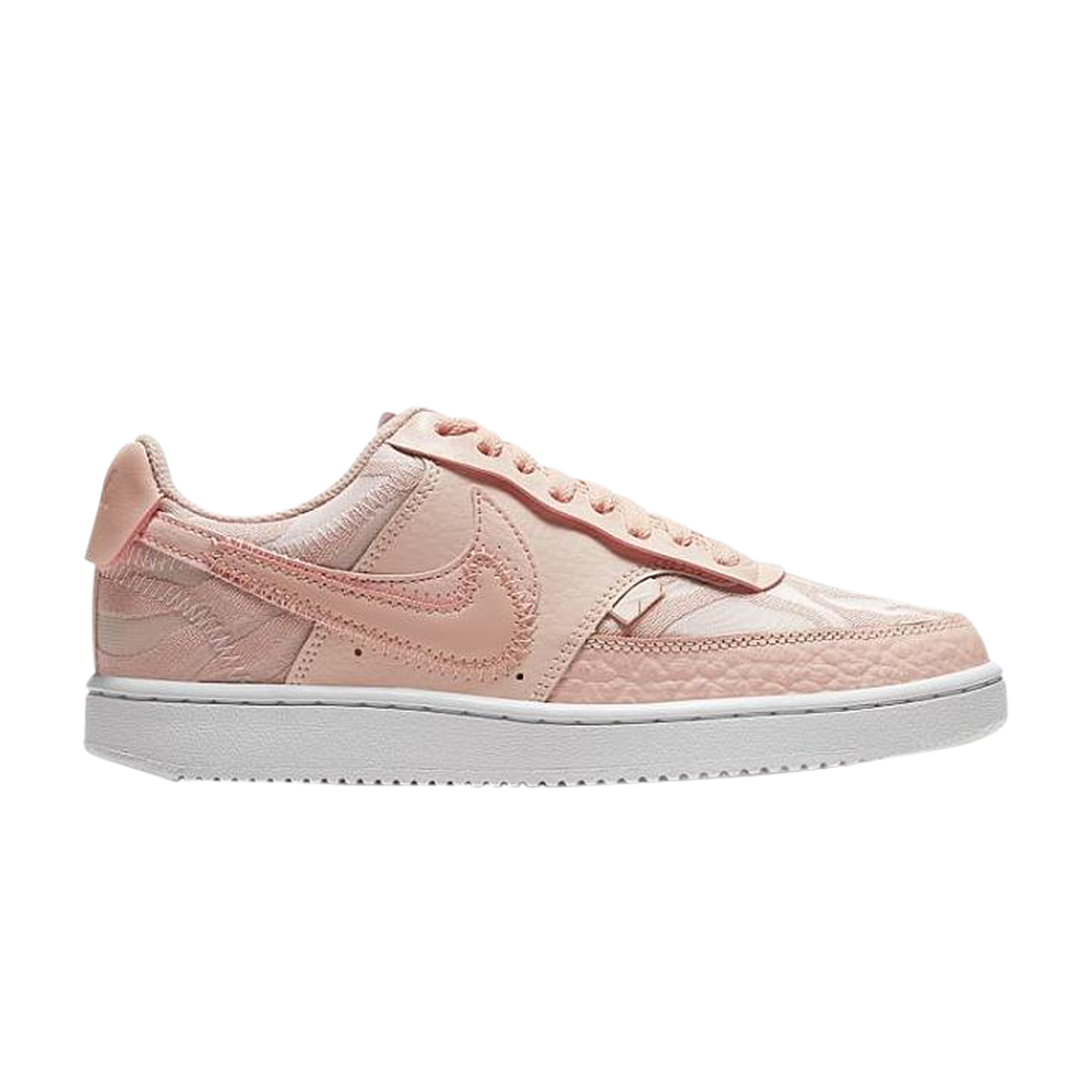 Pre-owned Nike Wmns Court Vision Low Premium 'washed Coral' In Pink