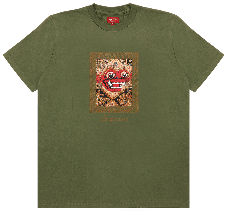 Supreme Barong Patch Short Sleeve Top Olive