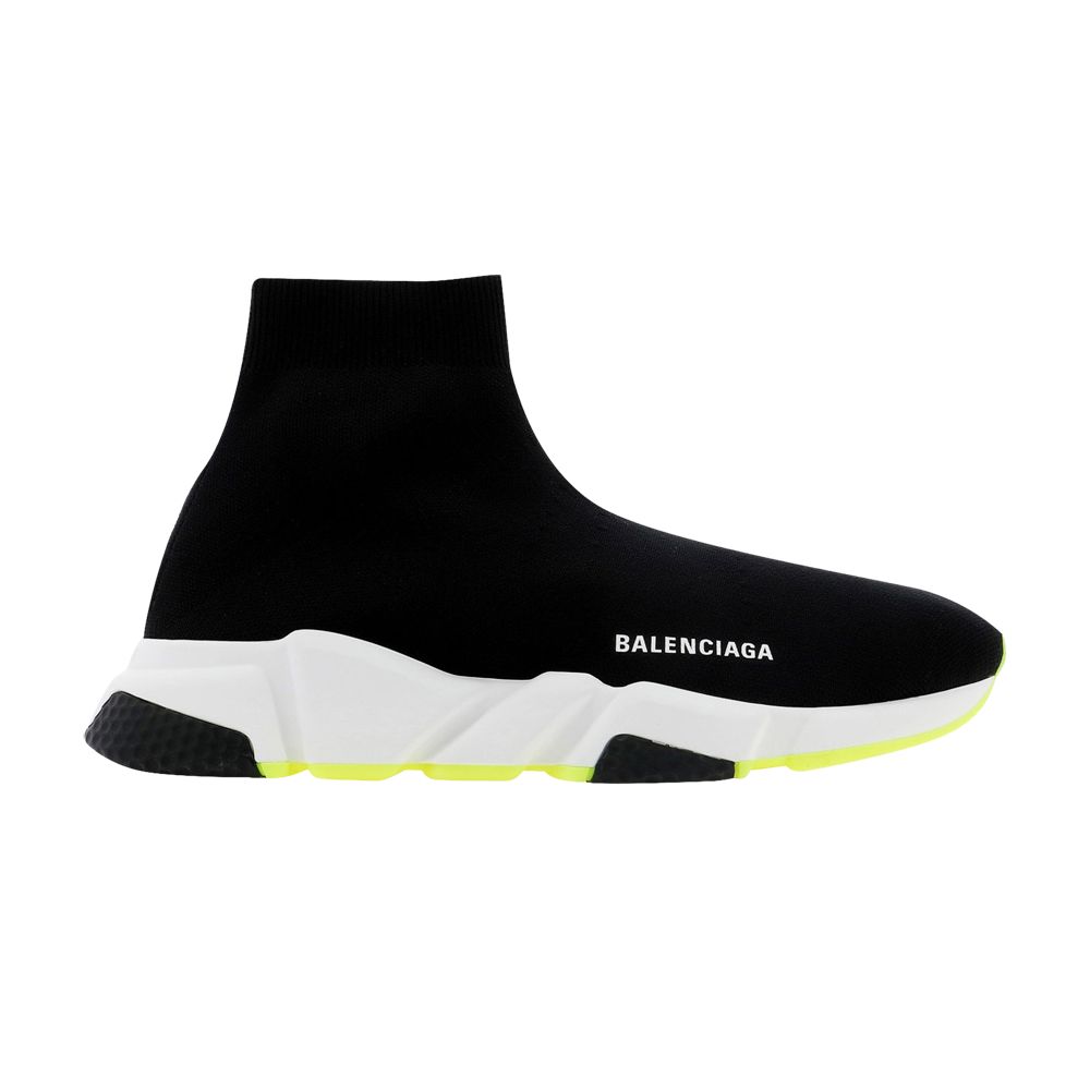 Balenciaga Speed Sneaker 'Black Fluo Yellow' | Men's Size 41