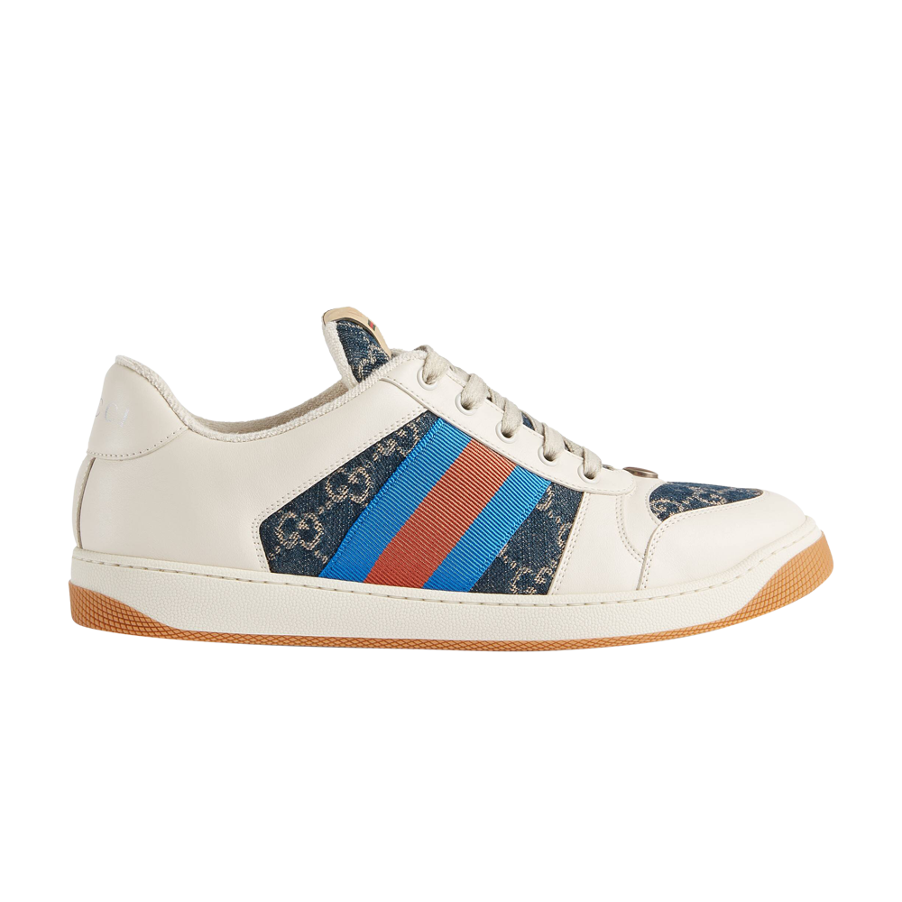Pre-owned Gucci Gg Screener 'gg Canvas - Denim Ivory' In Blue