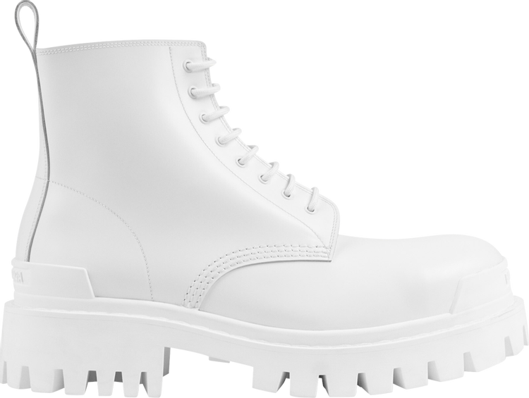 Balenciaga Strike Lace-Up Boot 'White'