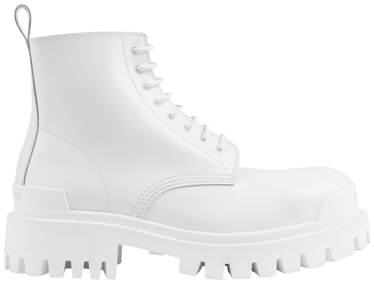 Balenciaga Strike Lace-Up Boot 'White'