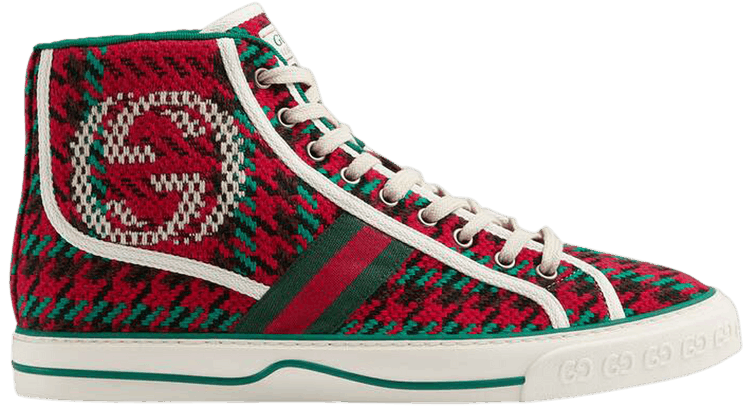 Gucci Tennis 1977 High Houndstooth Motif