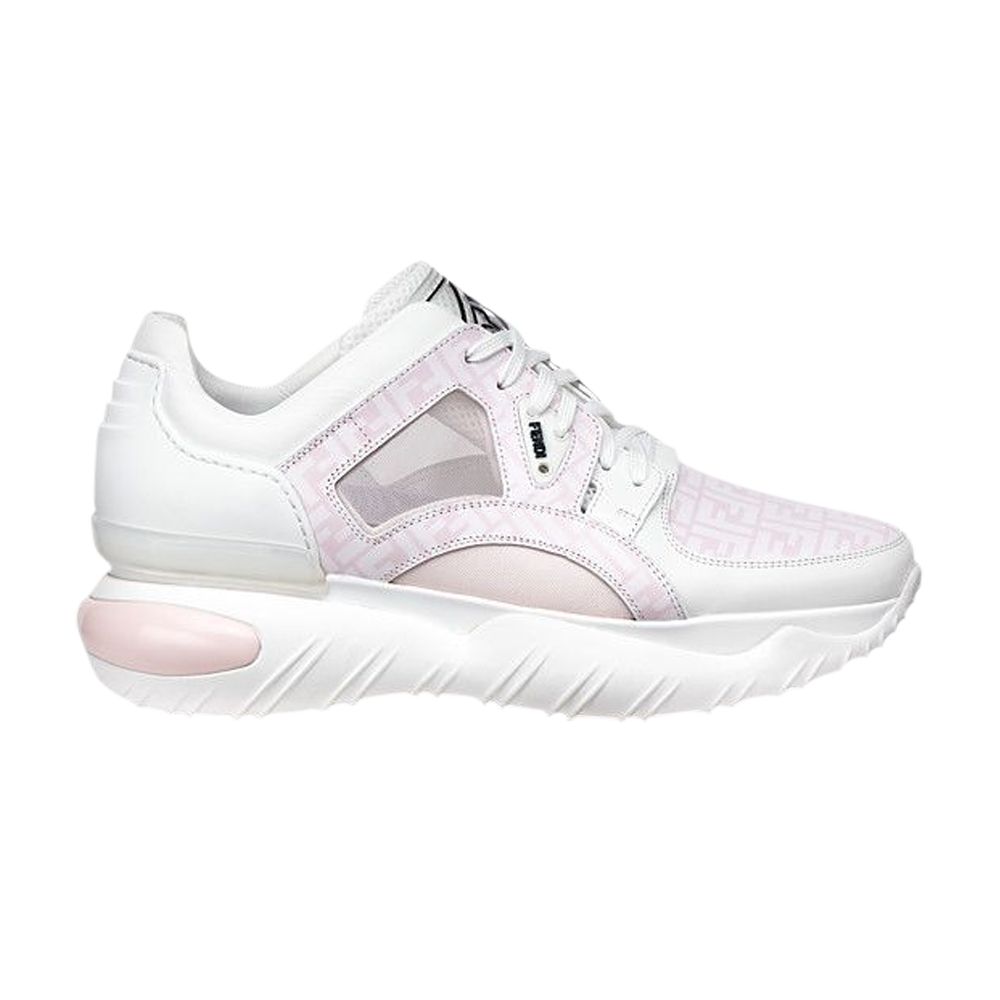 Pre-owned Fendi Leather Low 'white Pink'