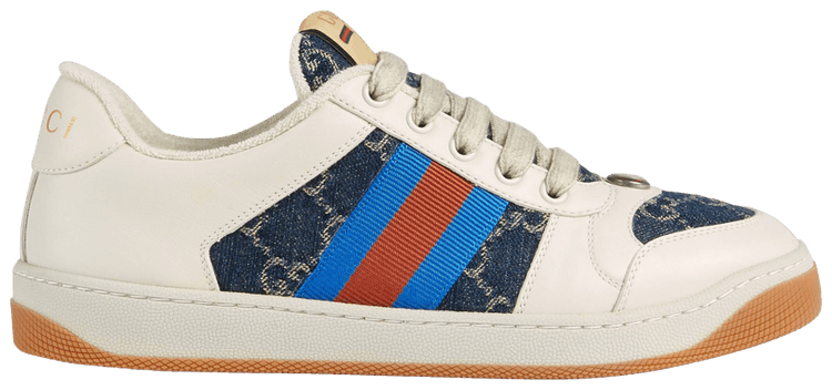 スニーカー Gucci Ivory Canvas Sneakers Buy Gucci Wmns Screener 'GG Canvas - Denim Ivory' - 577684
