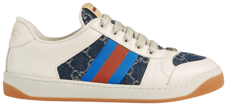 Gucci Wmns Screener 'GG Canvas - Denim Ivory'