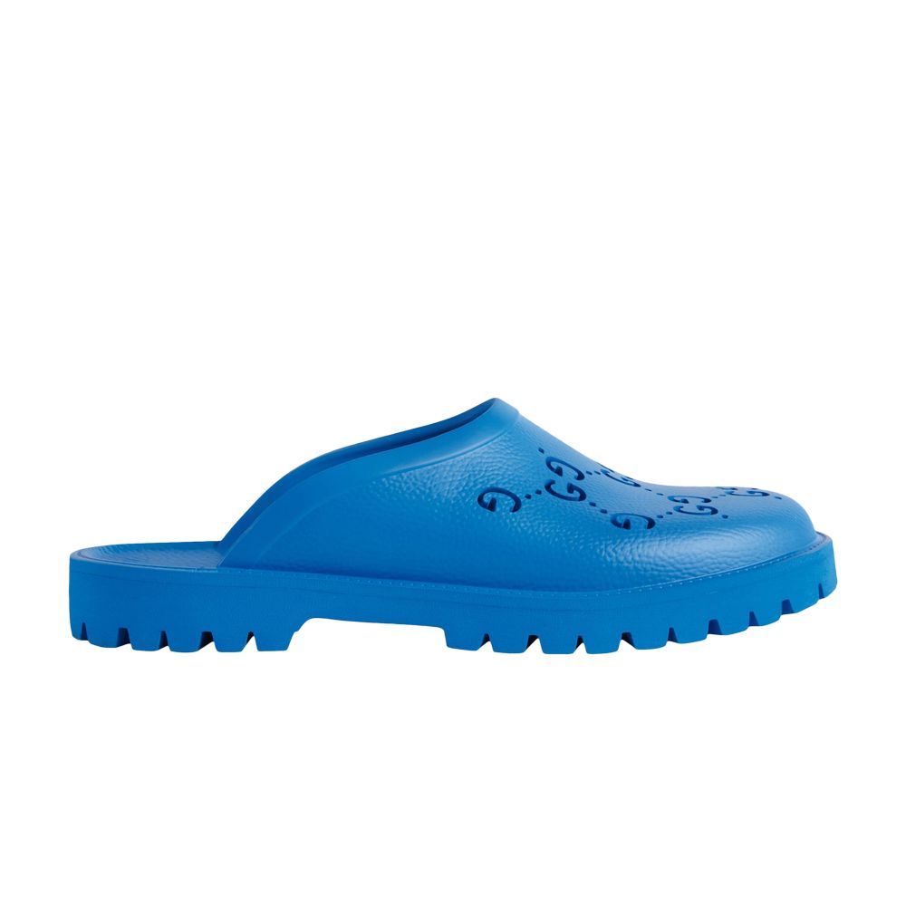 Gucci Slip On Sandal 'Bright Blue' | Men's Size 10.5 - 655517-JFB00-4344