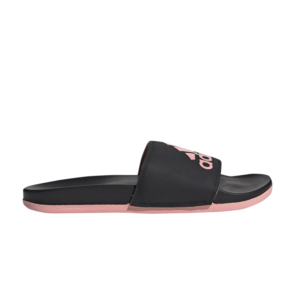 Pre-owned Adidas Originals Wmns Adilette Comfort Slide 'black Glow Pink'