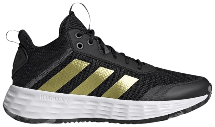 Adidas Own The Game Black Gold Metallic