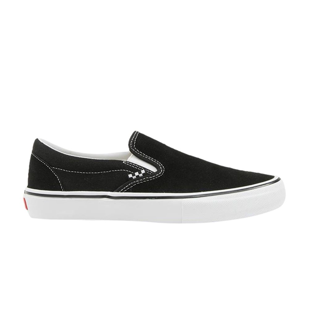 Pre-owned Vans Skate Slip-on 'black Checkerboard'