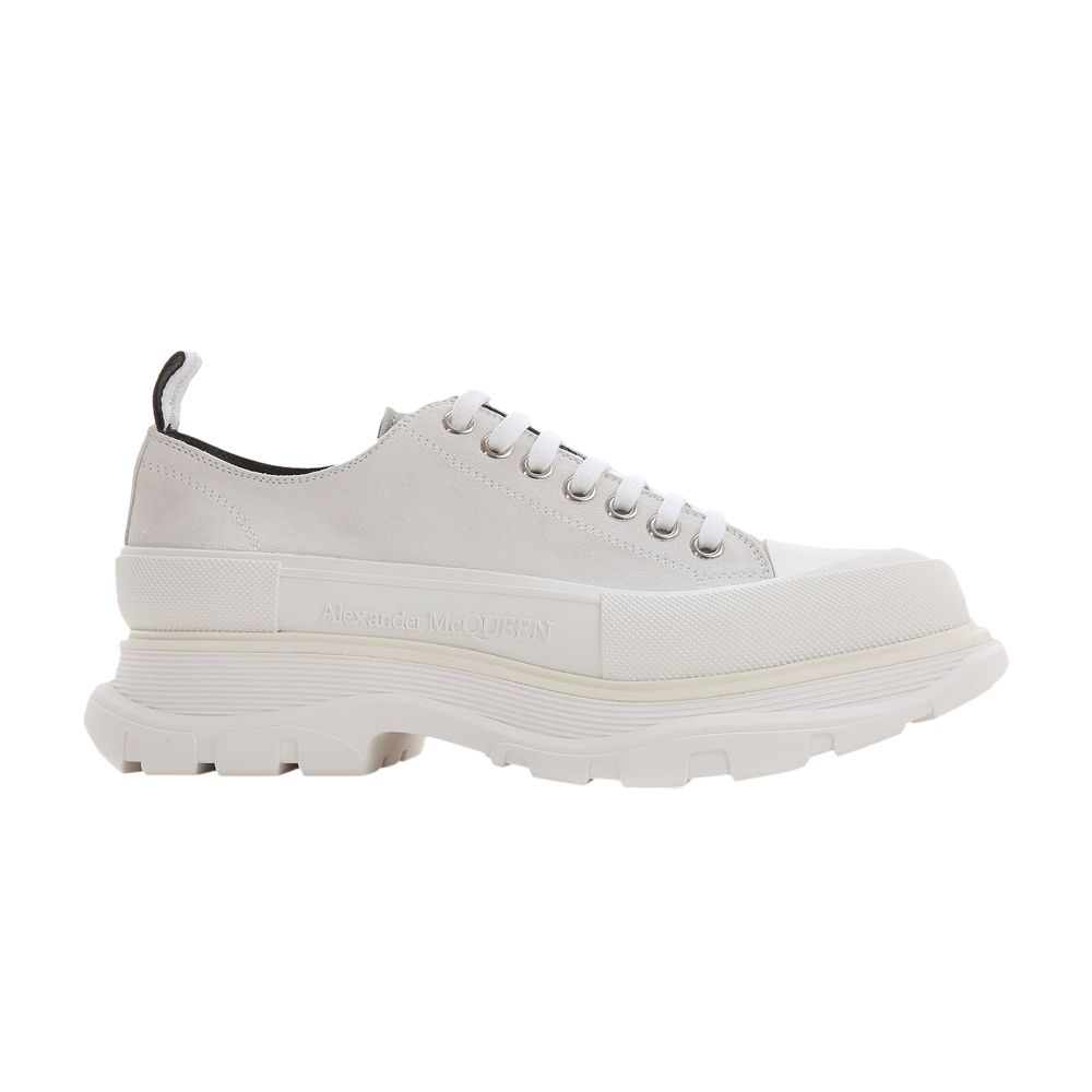 Pre-owned Alexander Mcqueen Tread Slick Lace-up 'white' | Men's Size 43