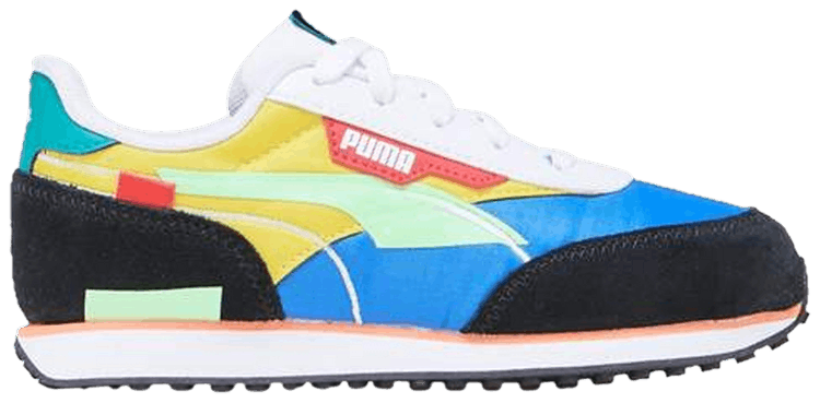 Puma Future Rider Twofold Little Kid Blue Yellow