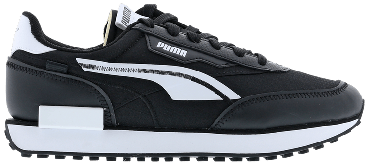 Puma Future Rider Big Kid Black White