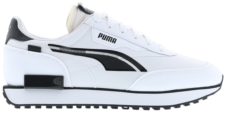 Puma Future Rider Big Kid White Black