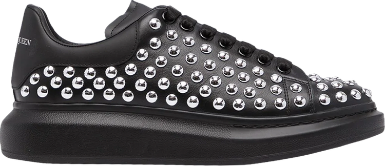Buy Alexander McQueen Oversized Sneaker 'Black Studded' - 634608 
