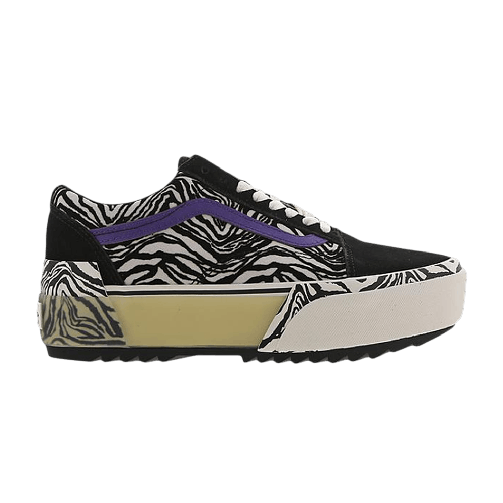 zebra old skool stacked shoes