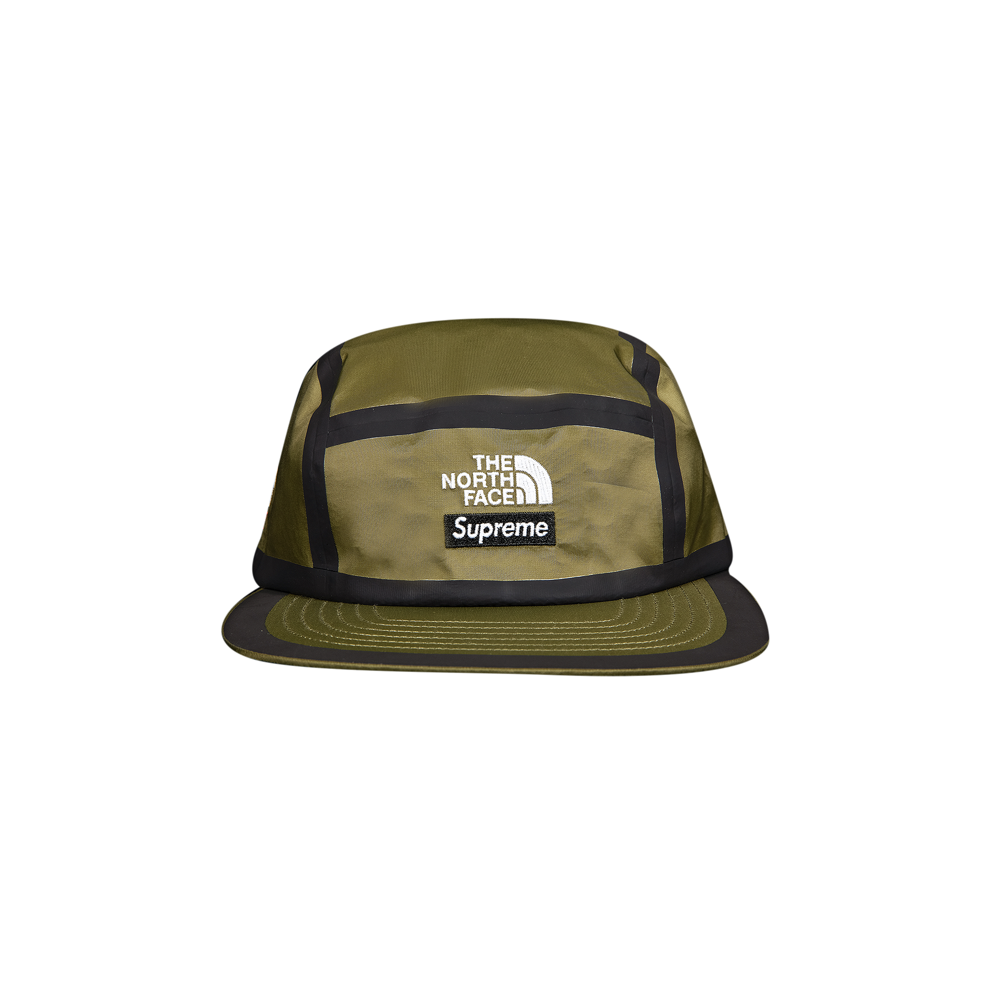 Pre-owned Supreme X The North Face Summit Series Outer Tape Seam Camp Cap 'olive' In Green