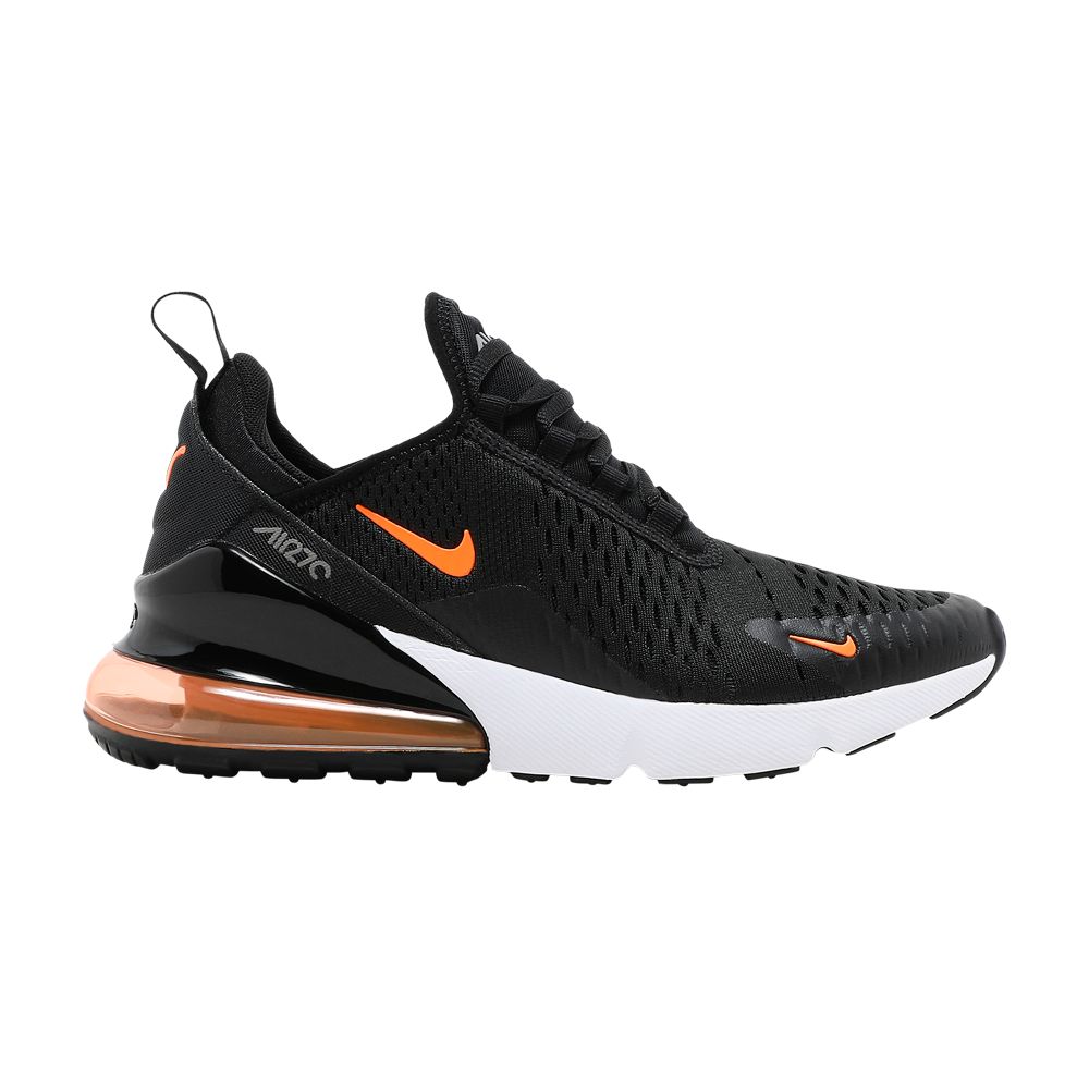 Nike Air Max 270 GS 'Black Total Orange' | Kid's Size 6.5