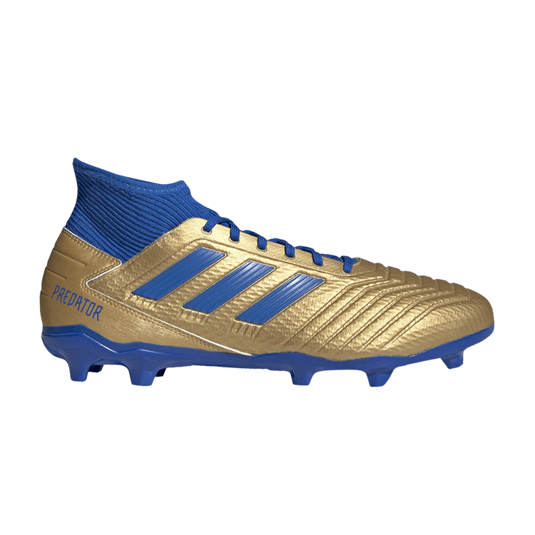 Buy Predator 19.3 FG Gold Metallic Blue F35596 GOAT UK