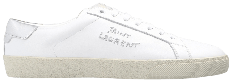 Saint Laurent Wmns Court Classic SL06 Optic White Argent