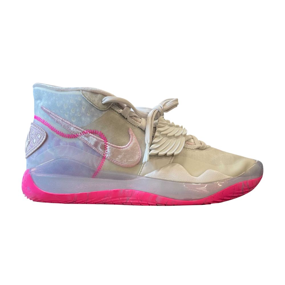 Nike Zoom KD 12 'Aunt Pearl' Sample | Pink | Men's Size 12.5 - 957752-PC-HO19-MNBSKT-951Z