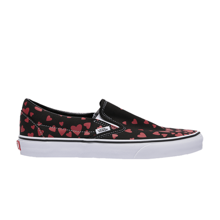 Size 3.5 Classic Slip On Valentine s Hearts
