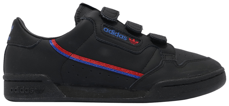 Adidas Wmns Continental 80 Strap Black Royal Scarlet