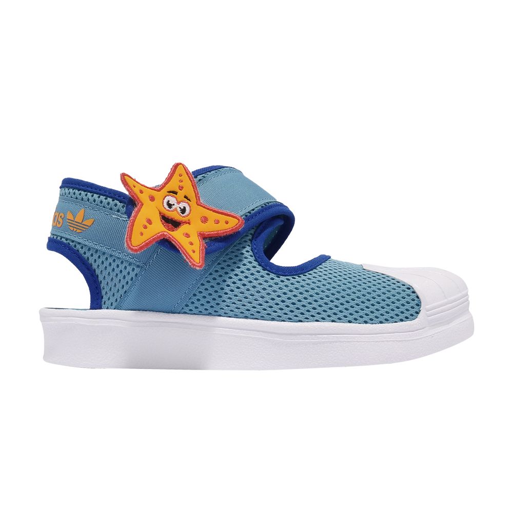 Pre-owned Adidas Originals Adidas Superstar 360 Sandals Primeblue Little Kid 'starfish' | Kid's Size 13.5 In Blue