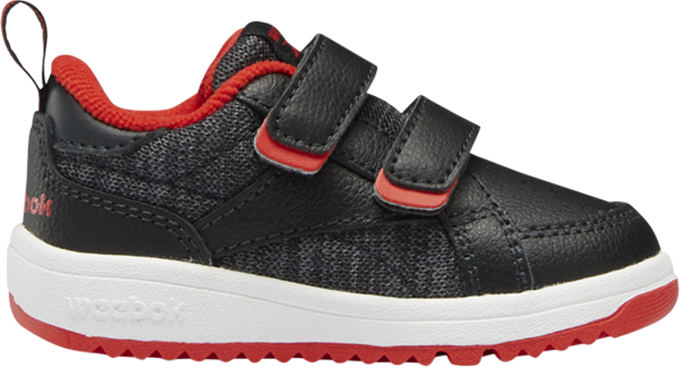 Weebok Clasp Low Toddler 'Night Black Vector Red'