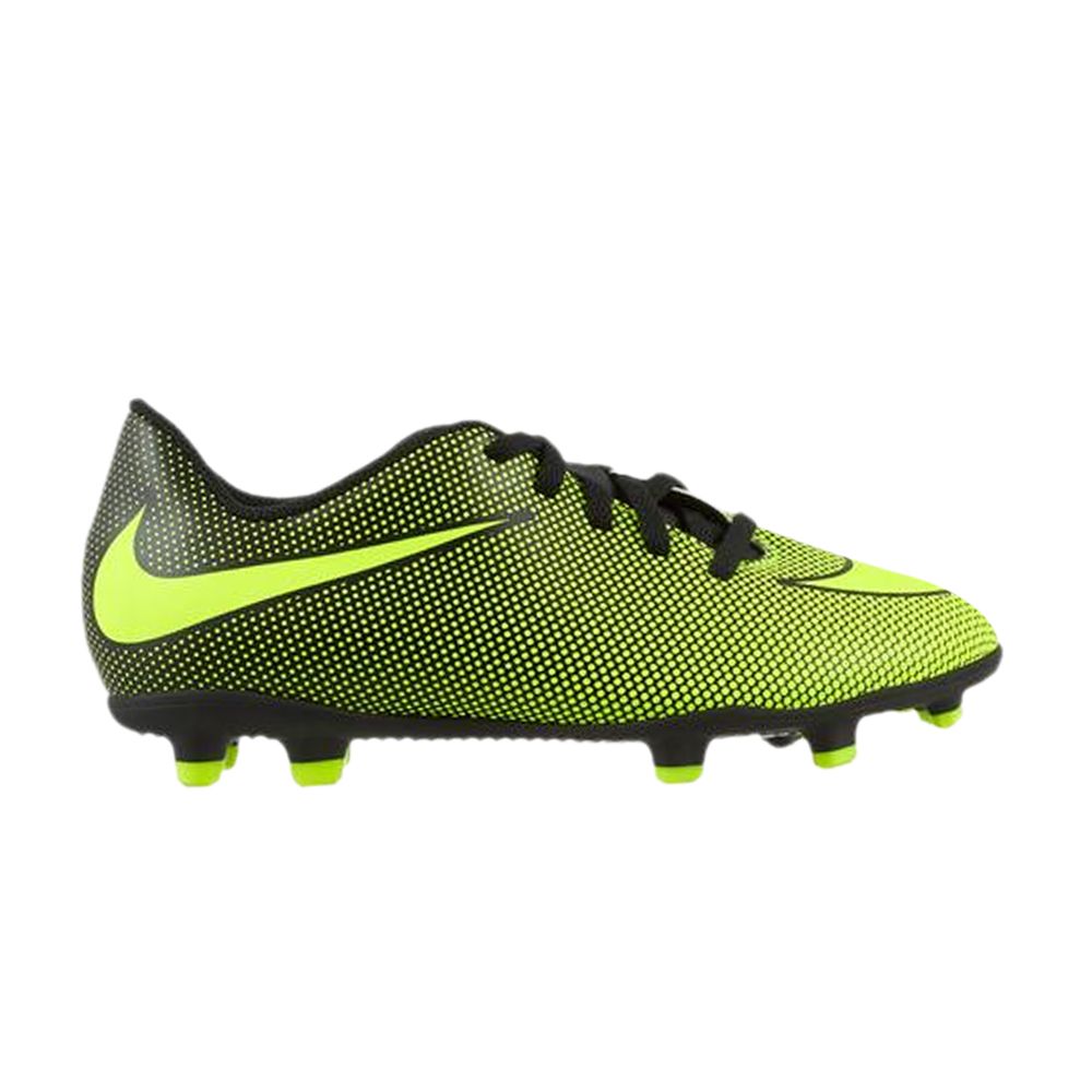Nike Bravata 2 FG GS 'Black Volt' | Kid's Size 3 - 844442-070