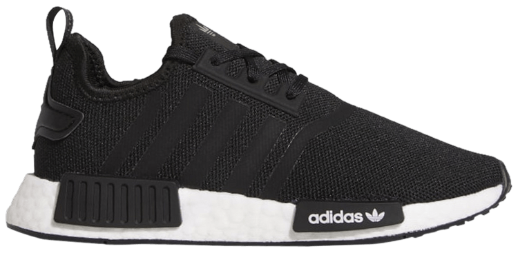Adidas NMD R1 Refined Little Kid Black White
