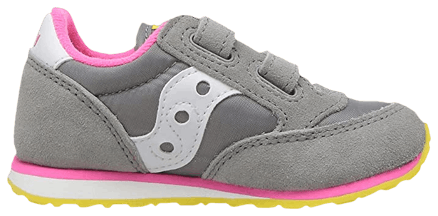 Saucony Toddlers Baby Jazz HL Grey Pink