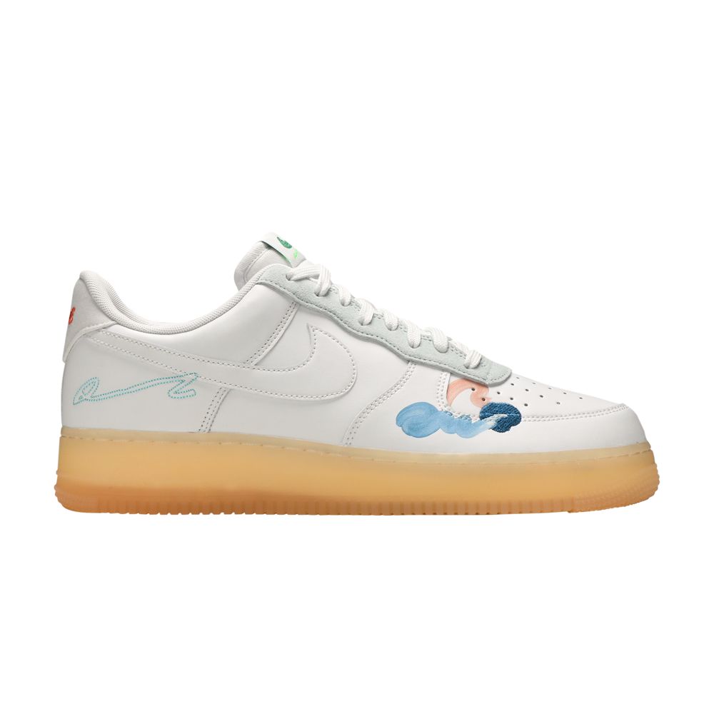 Nike Mayumi Yamase x Air Force 1 Flyleather 'Earth Day' | White | Men's Size 5