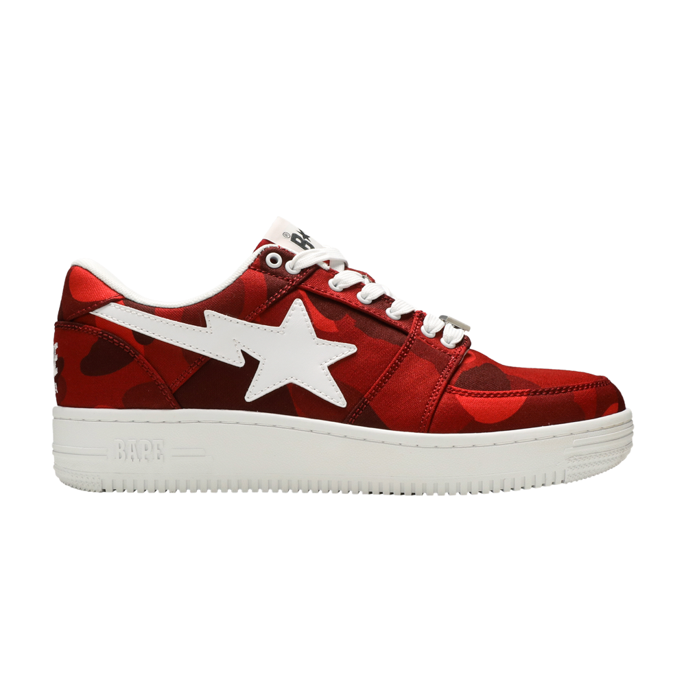 Pre-owned Bape Sta M2 Low 'red Camo'