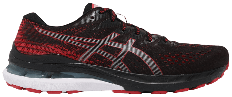 Asics Gel Kayano 28 2E Wide Black Electric Red