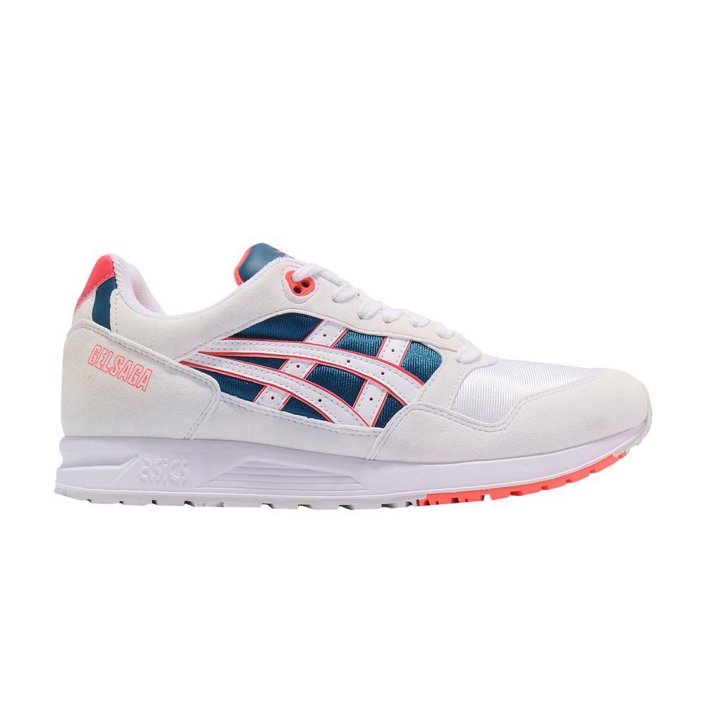 Pre-owned Asics Gel Saga 'white Flash Coral' | Men's Size 8