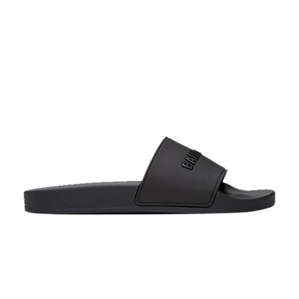 Pre-owned Balenciaga Wmns Pool Slides 'black' | Women's Size 36