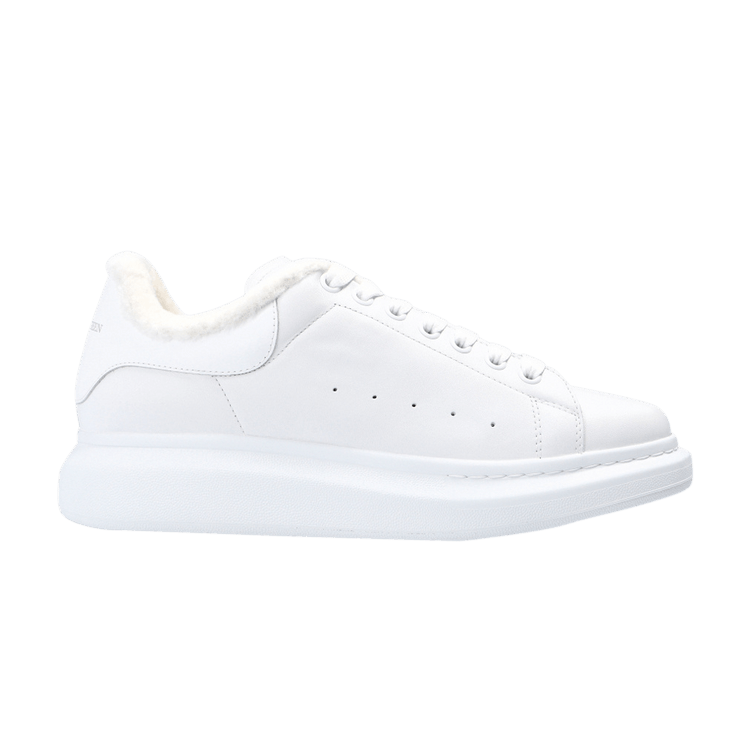 Size 7.0 Alexander McQueen Oversized Sneaker 'White'