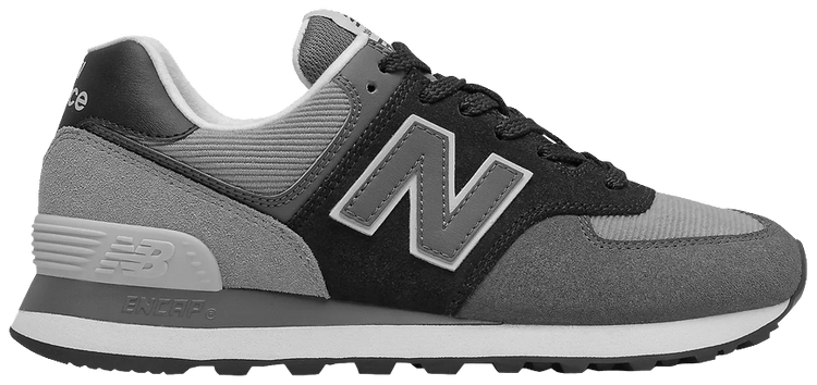 New Balance Wmns 574 Wide Black Grey