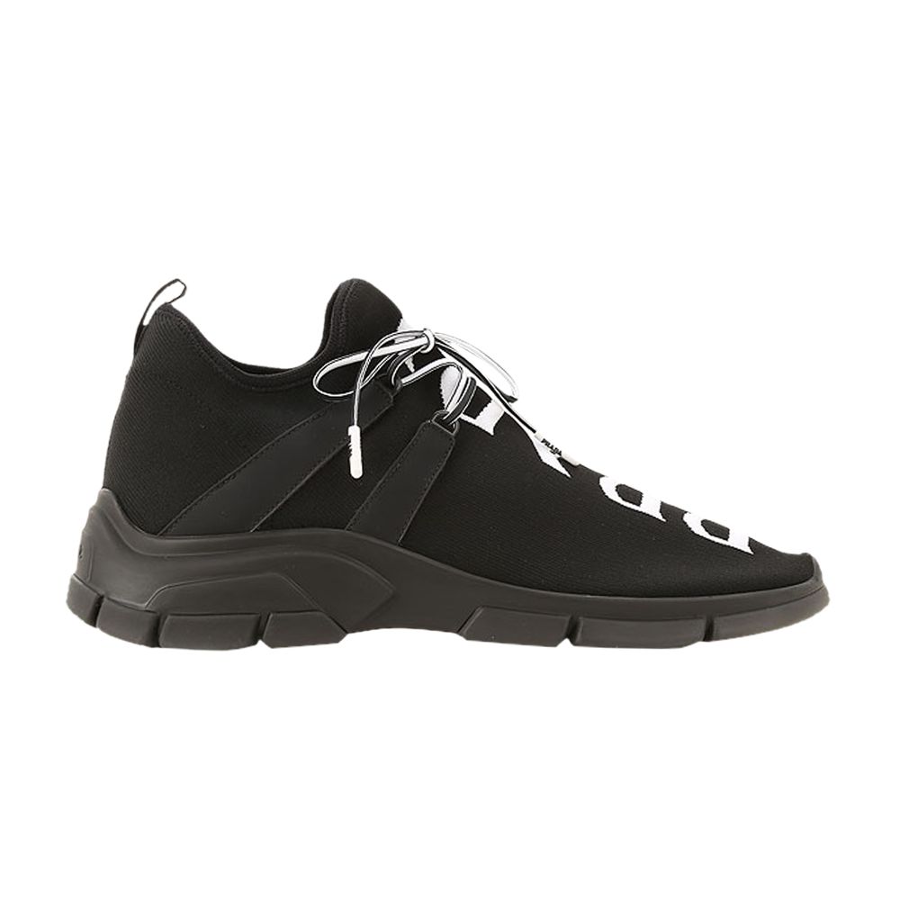 Prada Prada Knit Fabric Sneakers 'Black' | Men's Size 6