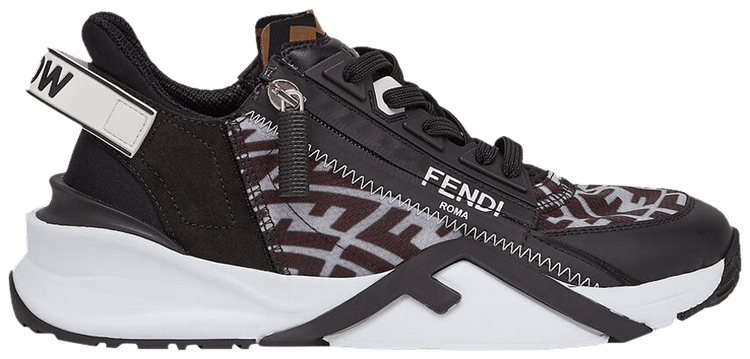 Fendi Wmns Flow FF Motif Low Black