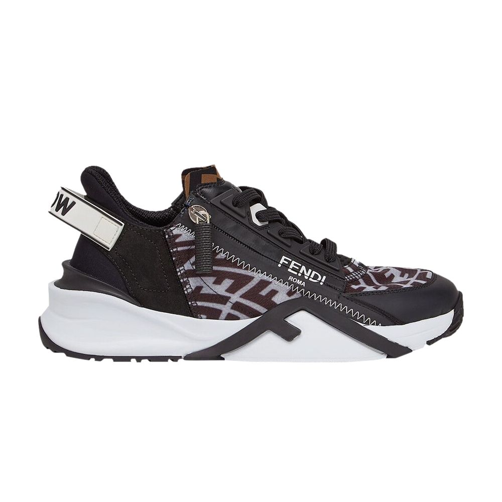 Pre-owned Fendi Wmns Flow Ff Motif Low 'black'