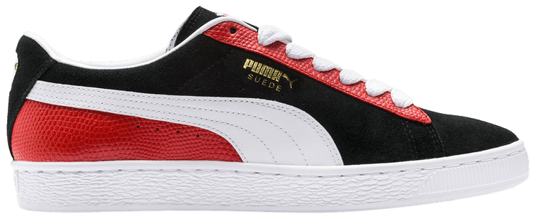 Size 4.0 Suede Classic Block Snakeskin