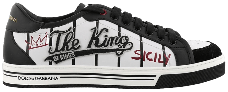 Dolce & Gabbana Roma Embroidered 'The King Of Kings'