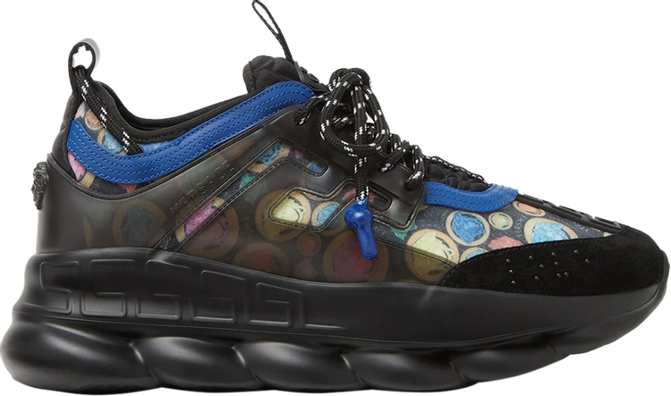 Versace X 2 Chainz Mega Mix Print Multicolored Chain Reaction Sneakers  Size 41 at 1stDibs