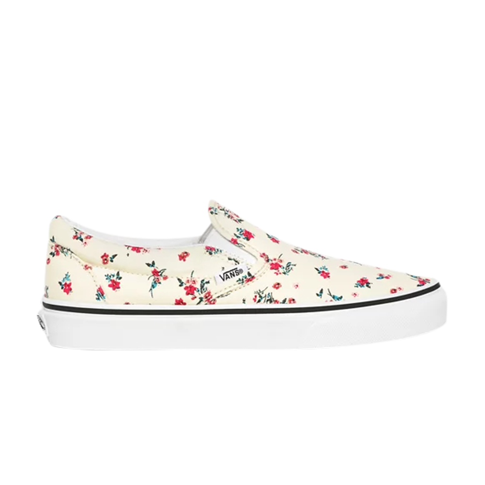 Pre-owned Vans Classic Slip-on 'ditsy Floral' In White