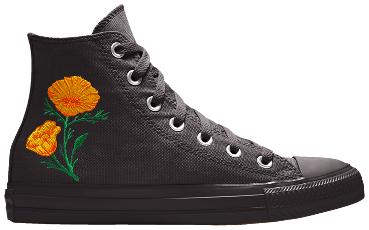 Converse Chuck Taylor All Star High Floral Embroidery By You