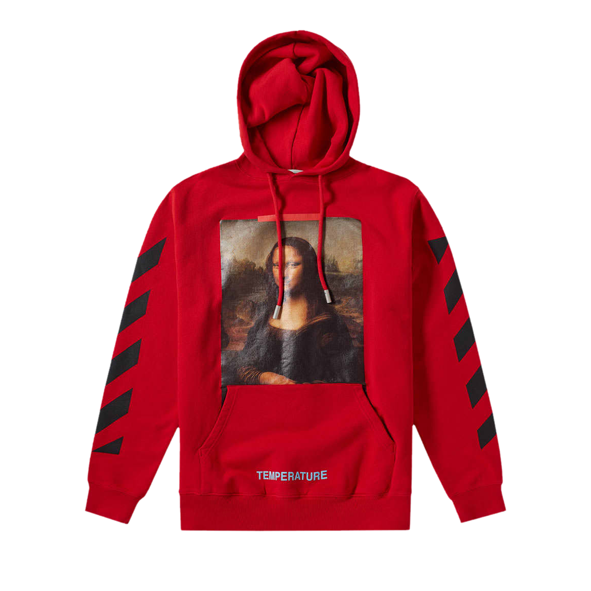 Pre-owned Off-white Mona Lisa Hooded Sweatshirt 'red'