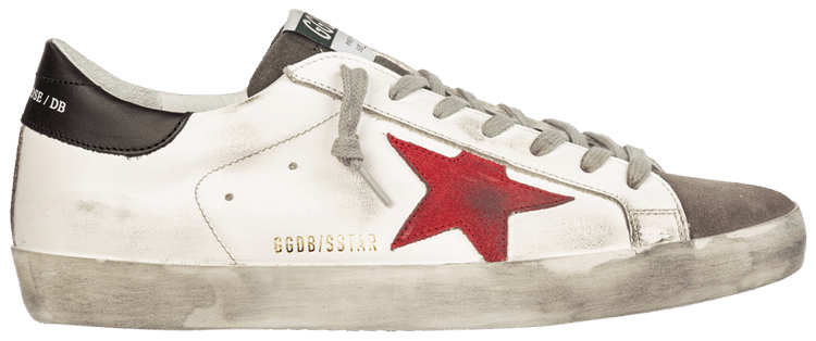 Golden Goose Superstar White Red